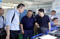 苏州工业园区管委会副主任倪乾一行 调研大连YABO鸭脖官网